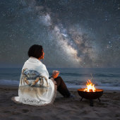 Couverture Watercolor Beach Crab