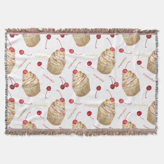 Couverture Watercolor cupcakes (Devant)