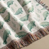 Couverture Watercolor Manatee Nursery Blanket