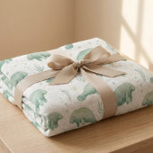 Couverture Watercolor Manatee Nursery Blanket