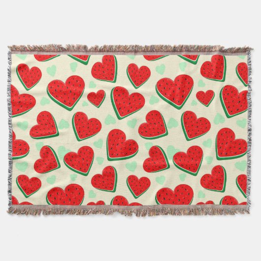 Couverture Watermelon Heart Valentine's Day Free Palestine (Devant)