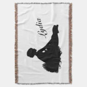 Couverture Weary Ballerina Personnalisé w Nom (devant Vertical)