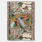 COUVERTURE WEIRD MÉDIÉVAL BESTIAIRE MUSIQUE, CAT JOUER ORGE (devant Vertical)