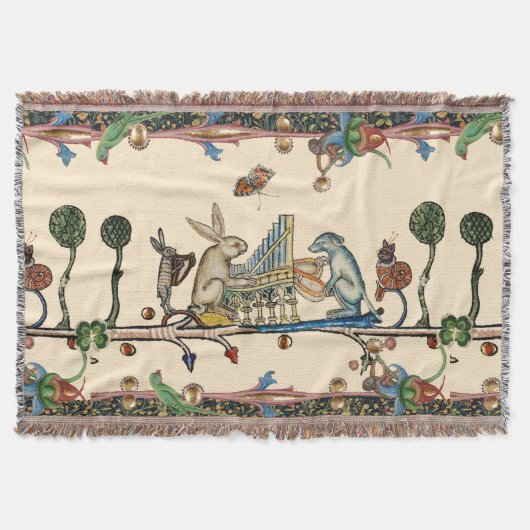 Couverture WEIRD MEDIEVAL BESTIARY MAKING MUSIC,Rabbit, Dog (Devant)