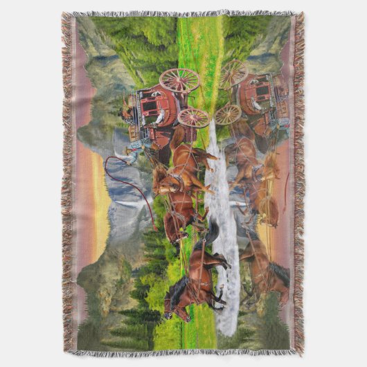 COUVERTURE WELLES FARGO STAGECOACH (devant Vertical)