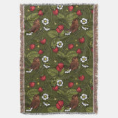 Couverture Wens et fraises sur vert foncé (devant Vertical)