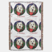 Couverture West Highland White Terrier Noël (devant Vertical)