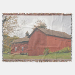 Couverture Western Mass Big Red Barn in Autumn