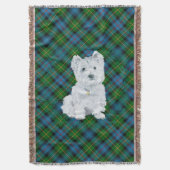Couverture Westie sur Tartan (devant Vertical)