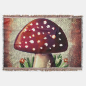 Couverture Whimsical Mushroom & Fungi Motif – Nature-Inspired (Devant)