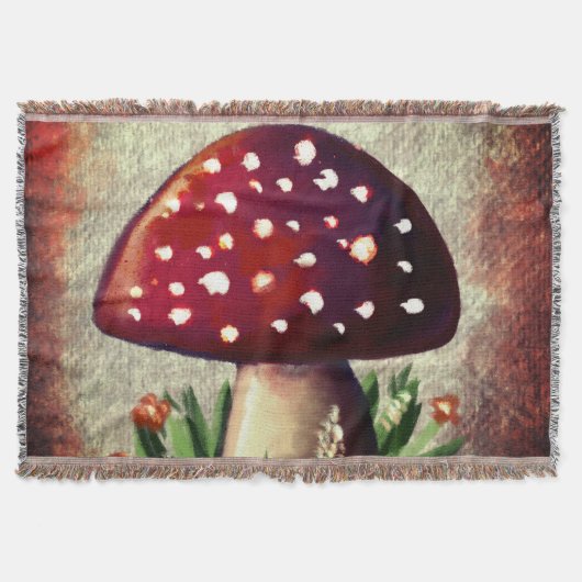 Couverture Whimsical Mushroom & Fungi Motif – Nature-Inspired (Devant)