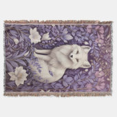 Couverture White Arctic Fox Lavender William Morris Fleurs (Devant)