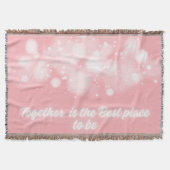 Couverture White Glow 'Ensemble est le meilleur endroit pour  (Devant)