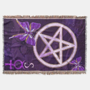 Couverture Wiccan Amethyst Bijoux Papillon Art