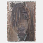 Couverture Wild Bay Cheval Brown Drôle Cheveux (devant Vertical)