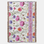 Couverture Wildflowers Family Christmas Eve Snuggle Wrap (devant Vertical)