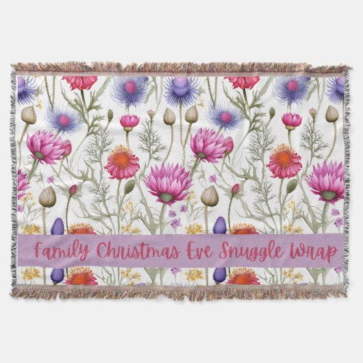 Couverture Wildflowers Family Christmas Eve Snuggle Wrap (Devant)