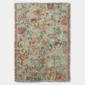 Couverture William Morris Acanthus Broderie Motif Floral (devant Vertical)