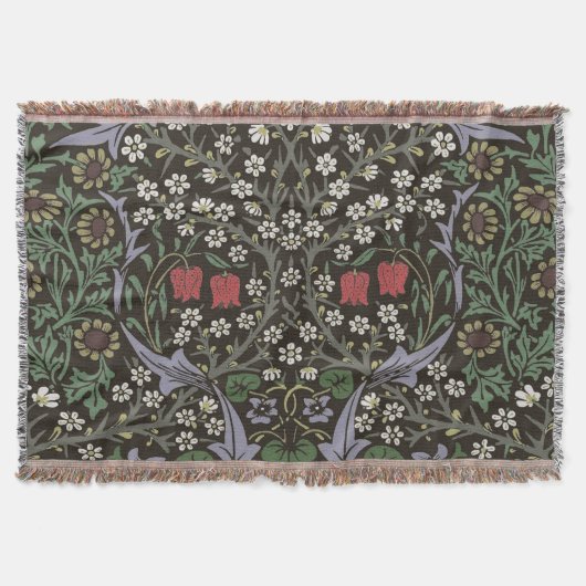 Couverture William Morris Blackthorn Tapestry Floral (Devant)