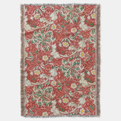 Couverture William Morris Fleur d'antiquité aux algues Vert r (devant Vertical)