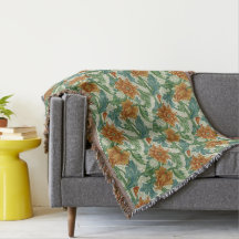 William Morris Fleurs florales Vintages à tige uni