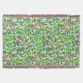 Couverture William Morris Fruit exotique, Vert citron vert (Devant)
