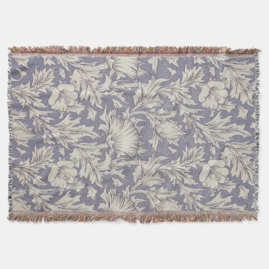 Couverture William Morris Horn Poppy Classic Floral (Devant)