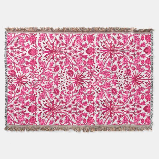 Couverture William Morris Hyacinth Imprimer, Bourgogne et ros (Devant)