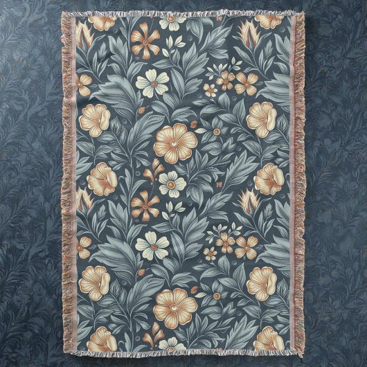 Couverture William Morris Inspired Botanical Style Pattern