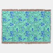 Couverture William Morris Irises, Bleu de Cobalt, Aqua et Tur (Devant)