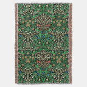 Couverture William Morris Jacobean Floral, Arrière - plan noi (devant Vertical)