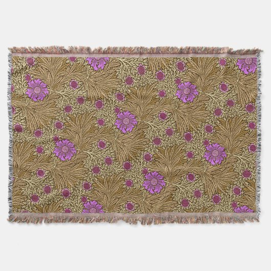 Couverture William Morris Marigold, Brown, beige et violet (Devant)