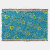 Couverture William Morris Marigold, Turquoise & Cobalt Blue (Devant)