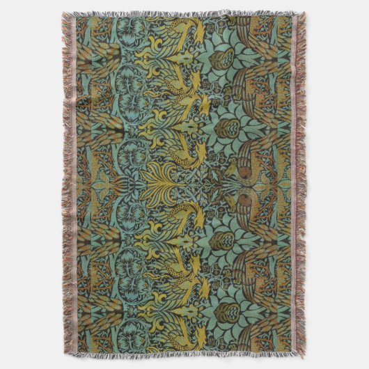 Couverture William Morris Peacock Dragon Fond d'écran (devant Vertical)