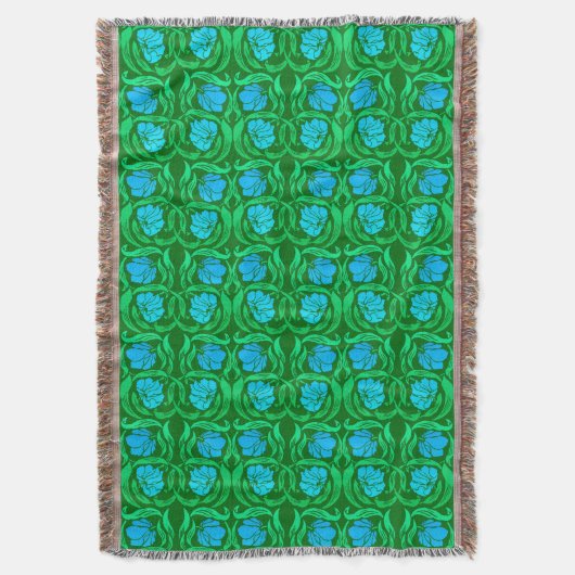 Couverture William Morris Pimpernel, Blue & Emerald Green (devant Vertical)