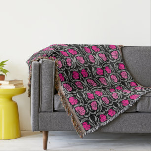 Couverture William Morris Pimpernel, Fuchsia Pink et Black