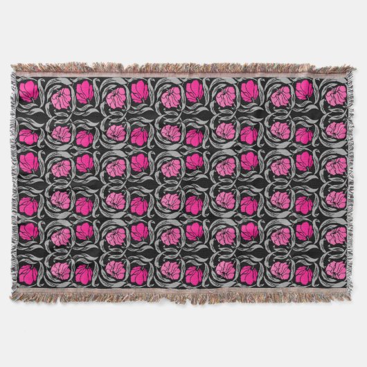 Couverture William Morris Pimpernel, Fuchsia Pink et Black (Devant)