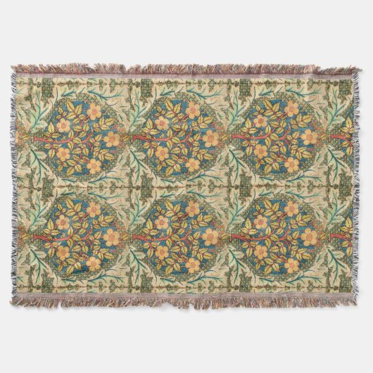 Couverture William Morris Rose Wreath (Carrelé) (Devant)