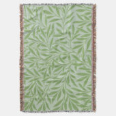 Couverture William Morris Saule Fleur Classique Vert (devant Vertical)