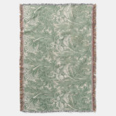 Couverture William Morris Tulip Motif Sage Green (devant Vertical)