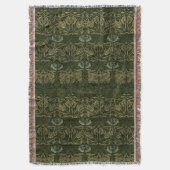 Couverture William Morris : Tulipe Verte & Rose Jetée Blanche (devant Vertical)