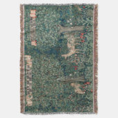 Couverture William Morris verdure forêt animal botanique (devant Vertical)