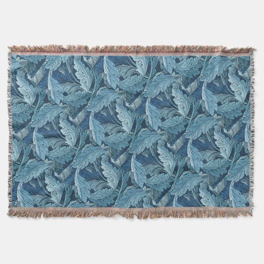 Couverture William Morris Vintage Acanthus Foliage bleu (Devant)