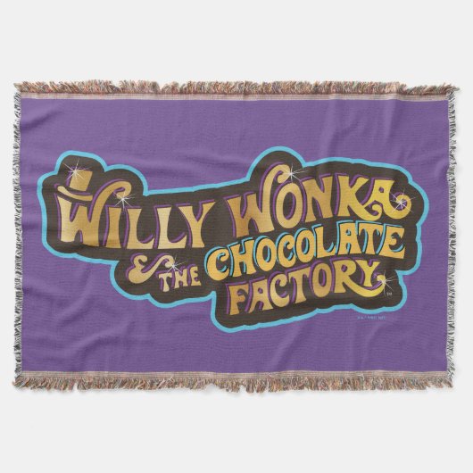 Couverture Willy Wonka et le logo de l'usine de chocolat (Devant)