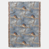 Couverture Winter Bluebird Nature Art Motif (devant Vertical)