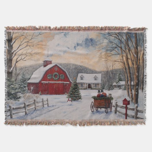 Couverture Winter House Throw Blanket (Devant)