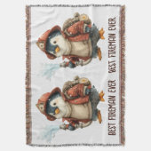 Couverture Winter Penguin Firefighter Ping Pong Paddle (devant Vertical)