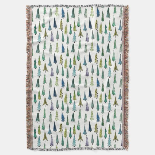 Couverture Winterholiday Evergreen Trees (devant Vertical)