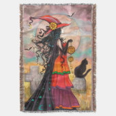 Couverture Witch Way Imaginaire Chat Chat Halloween Art (devant Vertical)