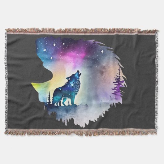 Couverture Wolf Howling aux aurores boréales (Devant)